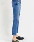 RISEN Full Size Tummy Control High Rise Crop Bootcut Jeans