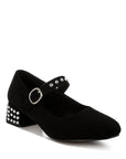 Sima Studded Mary Jane Pumps