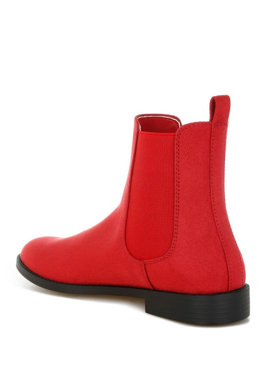 Ayasa Low Block Heel Chelsea Boots