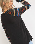 Mixed Aztec Top - Online Only