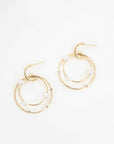 Fawn Pearl Hoop Earrings