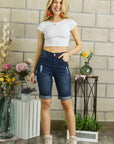 ADORA Distressed Denim Shorts with Pockets