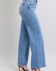 Judy Blue Full Size Wide Leg Jeans with Pockets