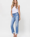 Flying Monkey High Rise Ankle Straight Jeans - Online Only