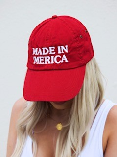 Made in Merica Baseball Hat, 4th of July Hat