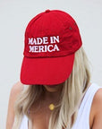 Made in Merica Baseball Hat, 4th of July Hat