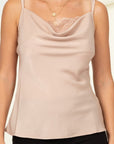 HYFVE Two Strap Cami with Lace Top