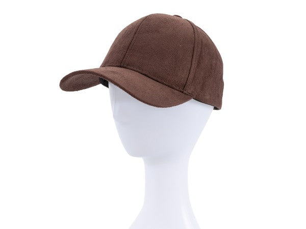 Classic Suede Felt Baseball Fashion Cap