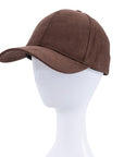 Classic Suede Felt Baseball Fashion Cap