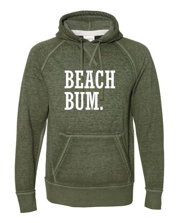 Beach Bum Vintage Hoodie Plus Size