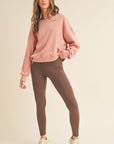 Yelete Full Size Fleece Lined High Waisted Leggings