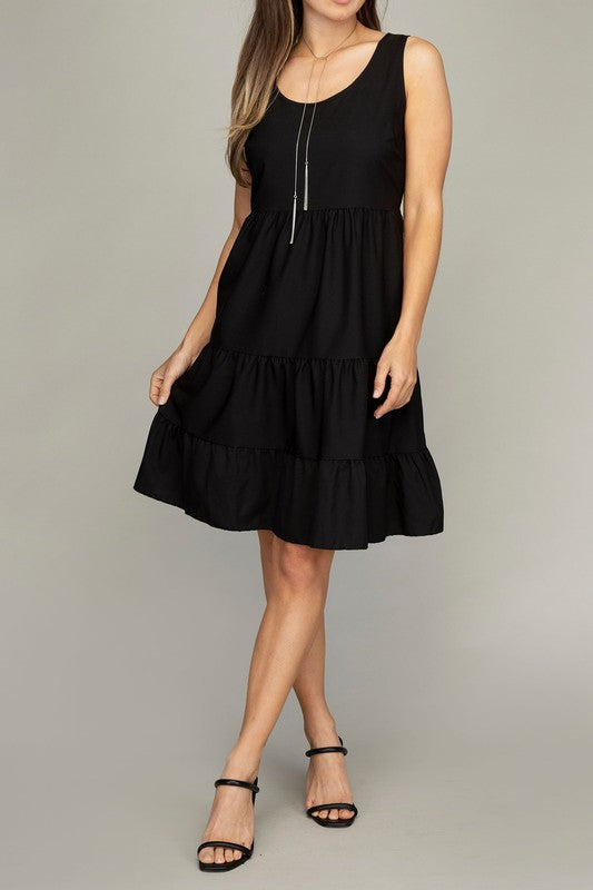 Sleeveless Tiered Dress - Online Only