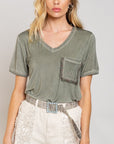 POL Girly Meets Basic Short Sleeve Top