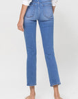 VERVET by Flying Monkey High Rise Stretch Crop Slim Straight