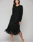 Sadie Knitted Sweater Blended Cashmere