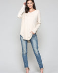 Sadie Knitted Sweater Blended Cashmere