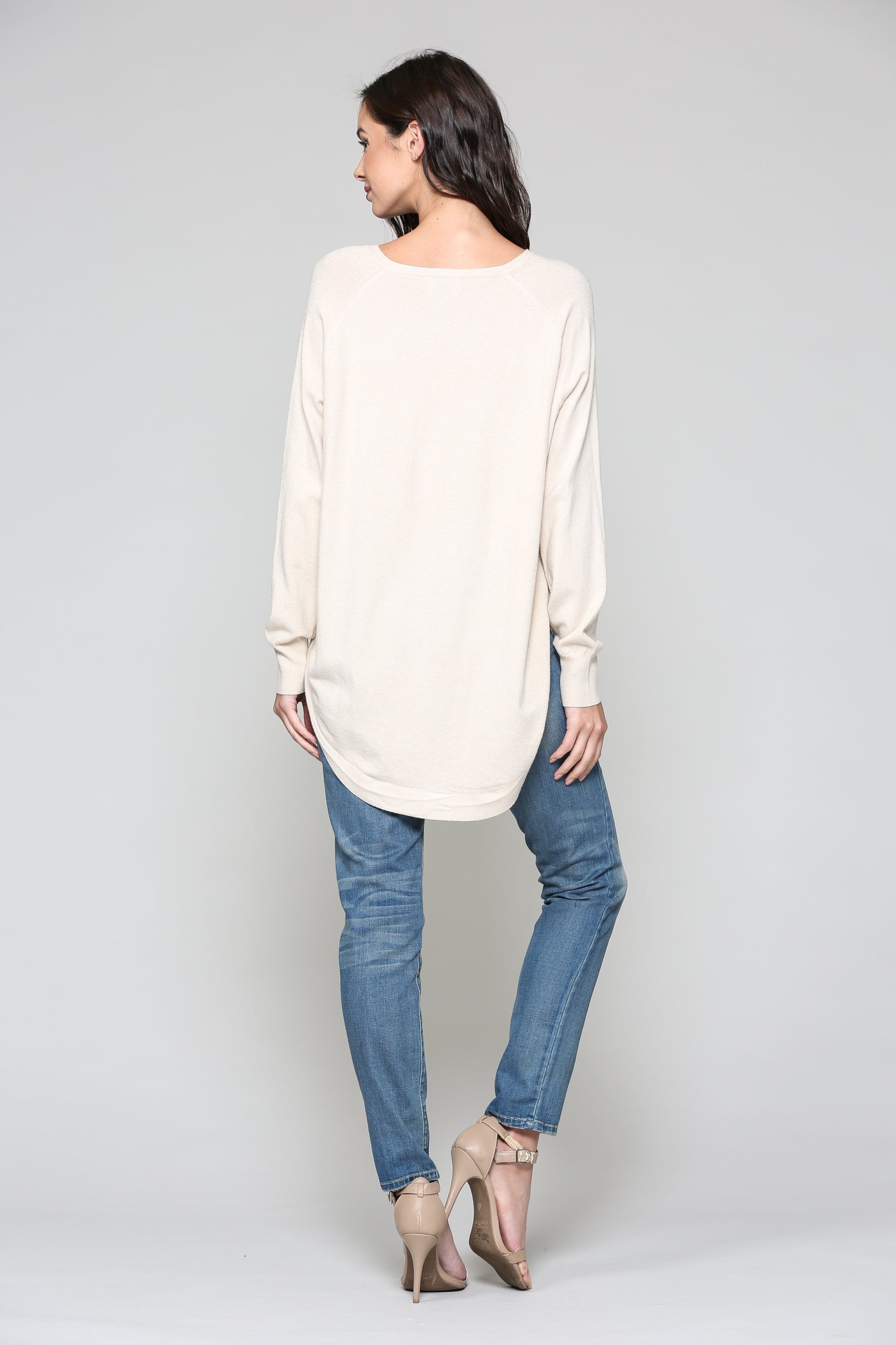 Sadie Knitted Sweater Blended Cashmere