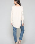 Sadie Knitted Sweater Blended Cashmere