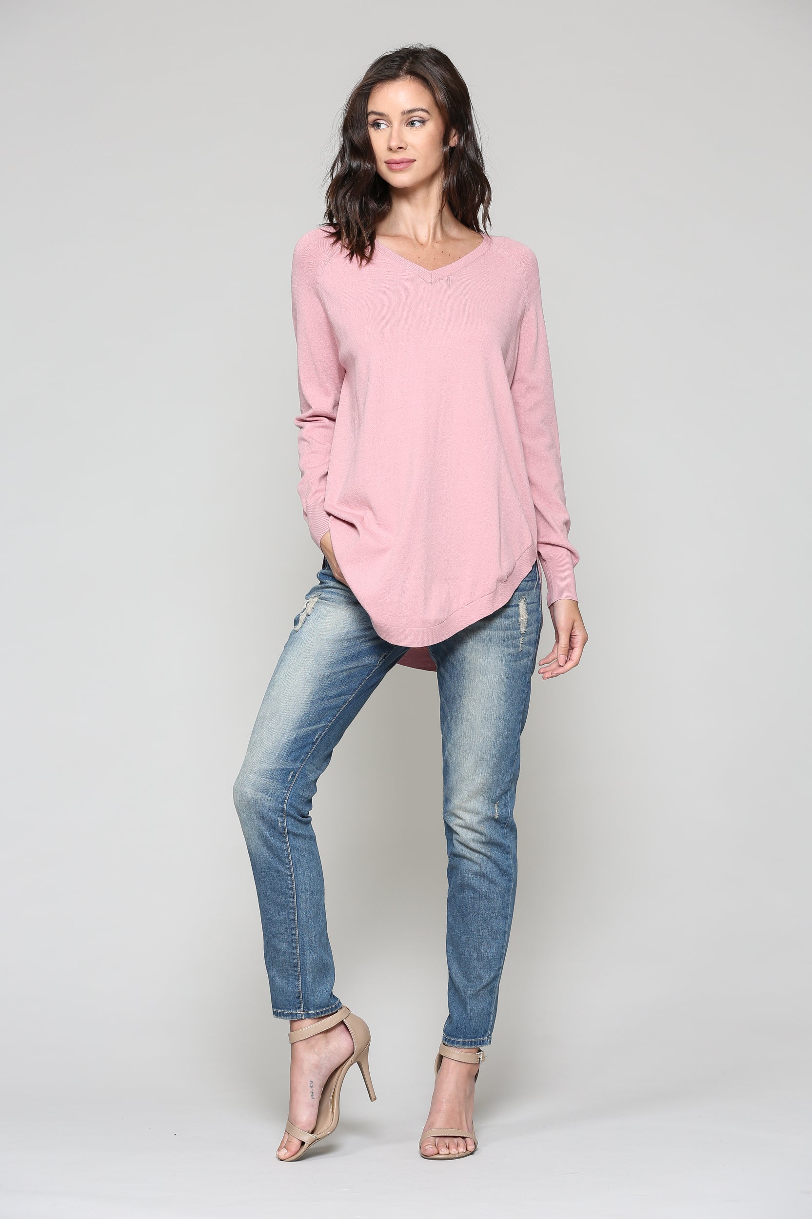 Sadie Knitted Sweater Blended Cashmere