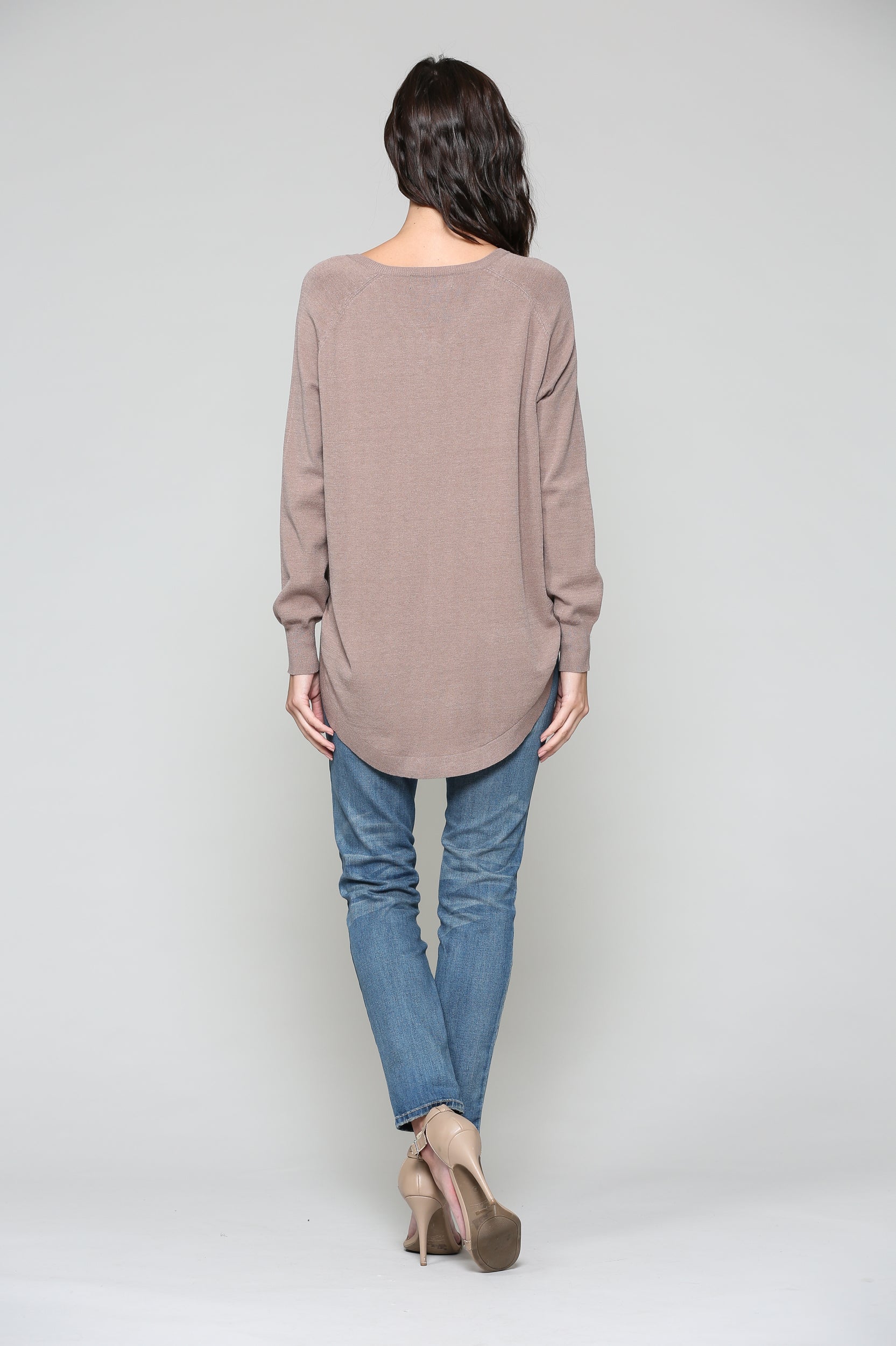 Sadie Knitted Sweater Blended Cashmere