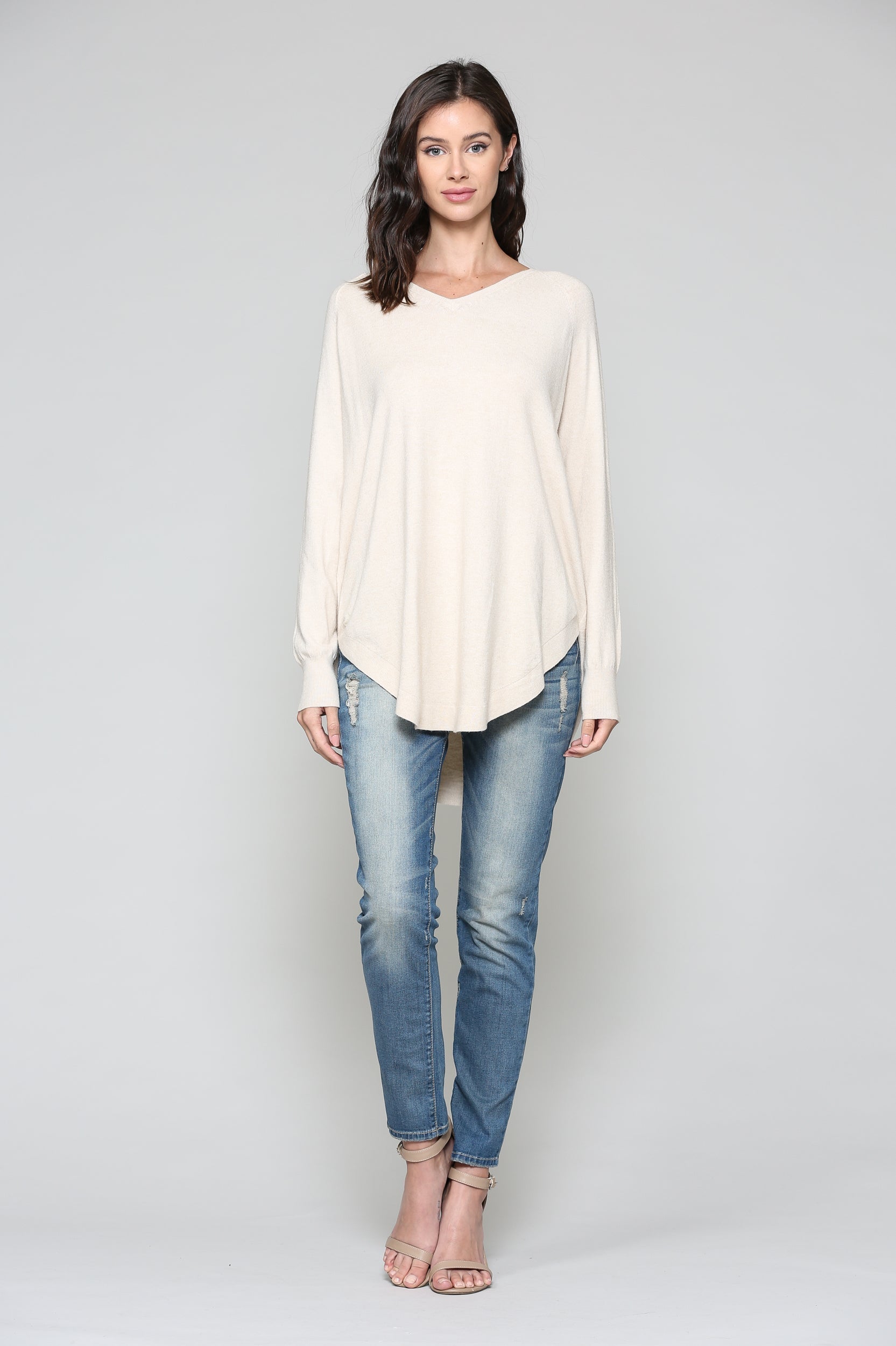 Sadie Knitted Sweater Blended Cashmere