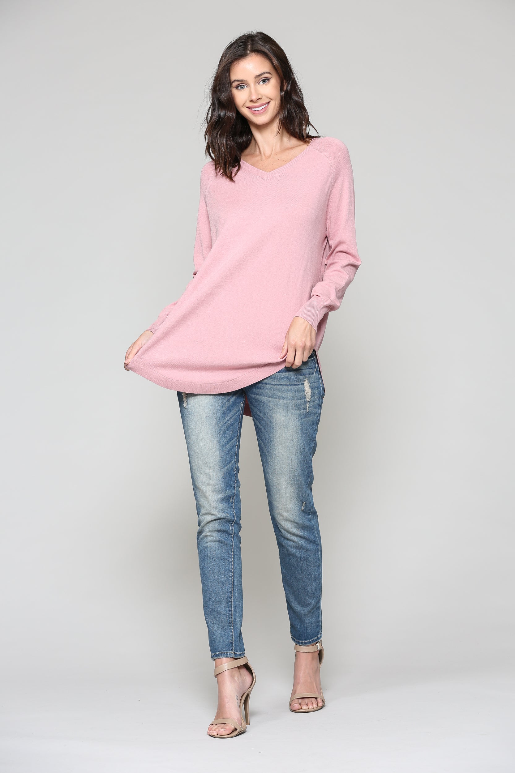 Sadie Knitted Sweater Blended Cashmere