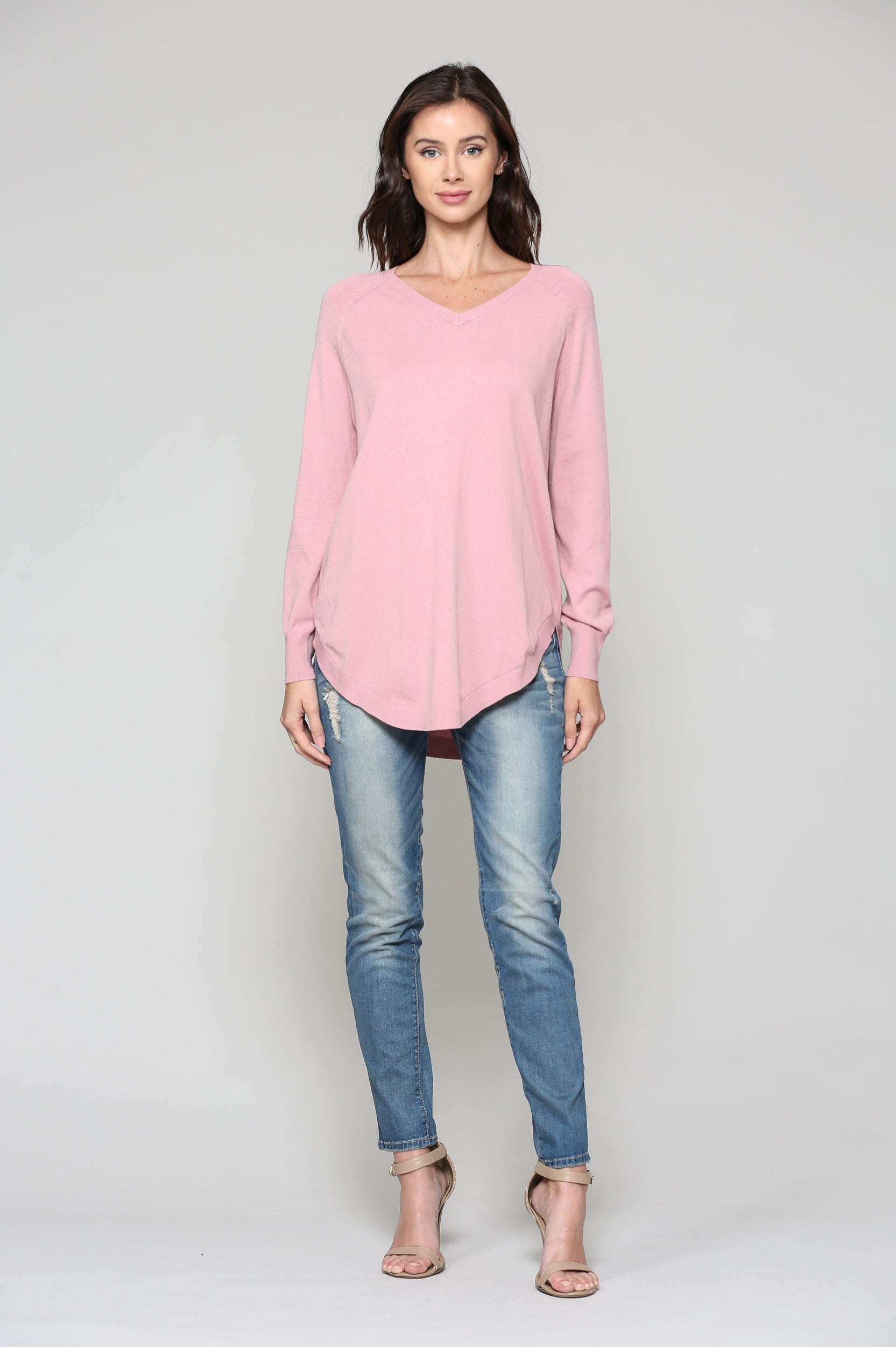 Sadie Knitted Sweater Blended Cashmere