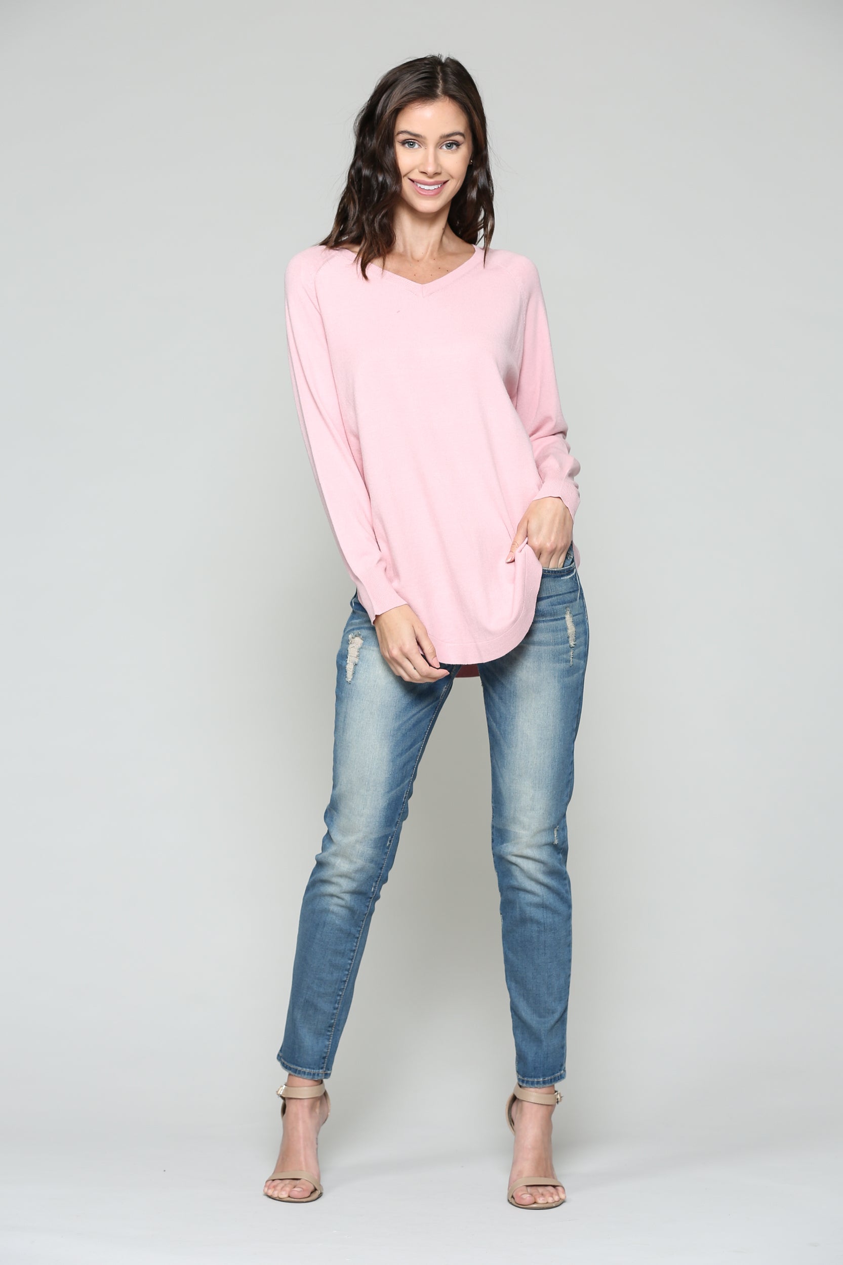 Sadie Knitted Sweater Blended Cashmere