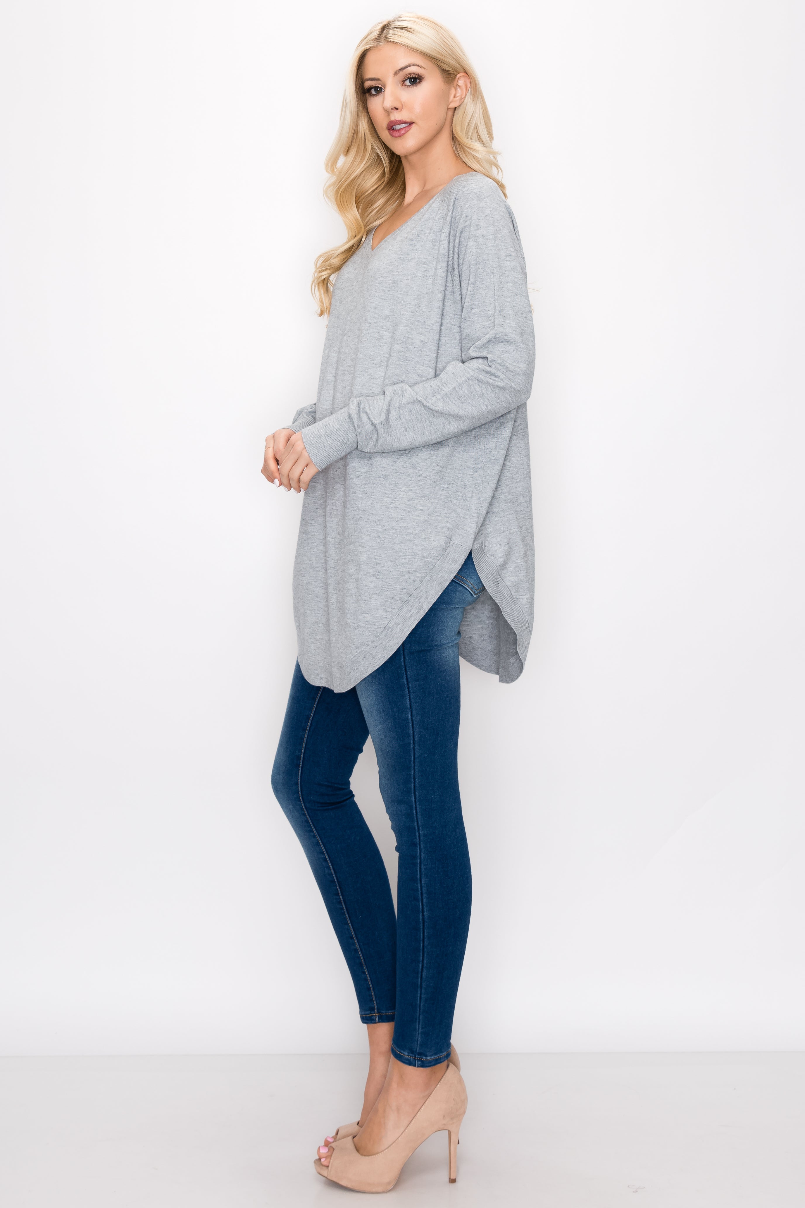 Sadie Knitted Sweater Blended Cashmere