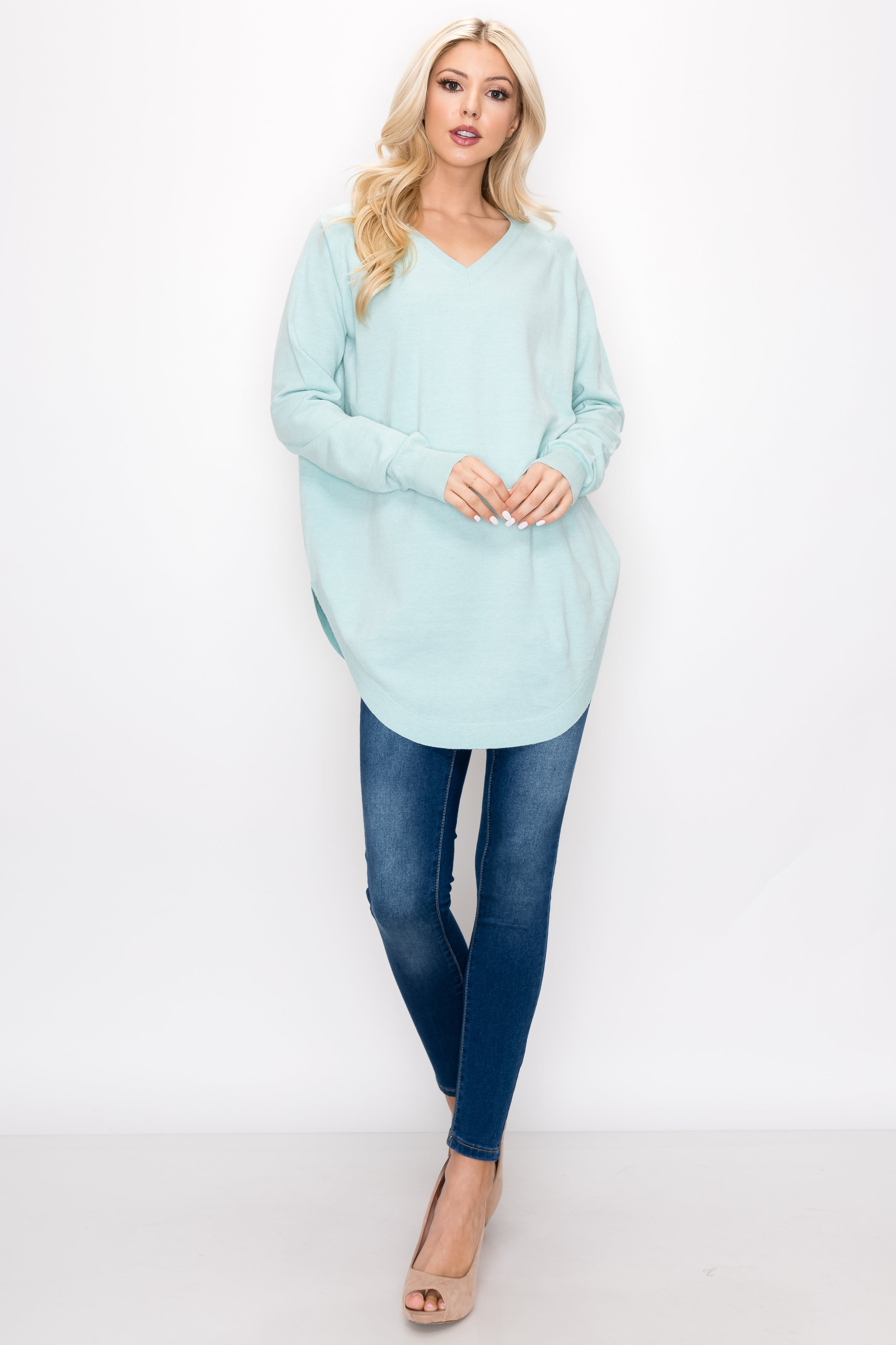 Sadie Knitted Sweater Blended Cashmere