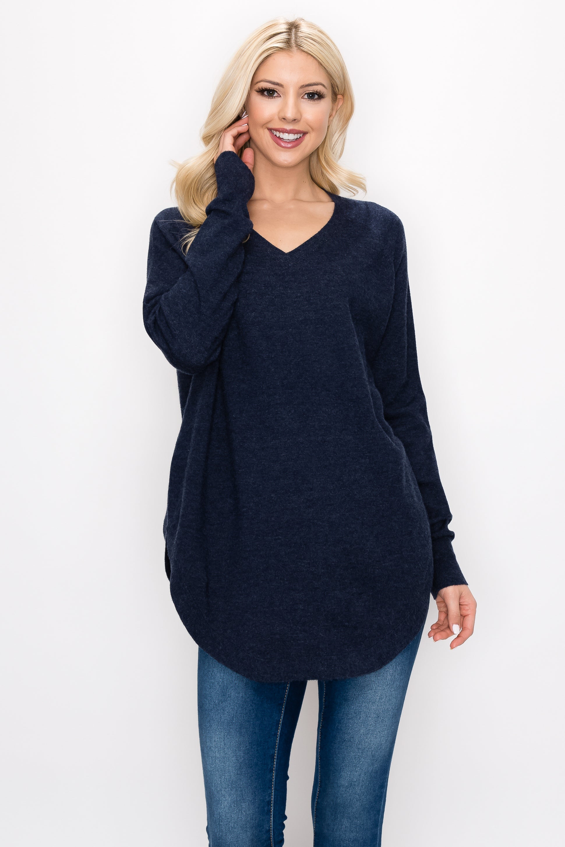 Sadie Knitted Sweater Blended Cashmere