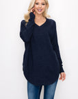 Sadie Knitted Sweater Blended Cashmere