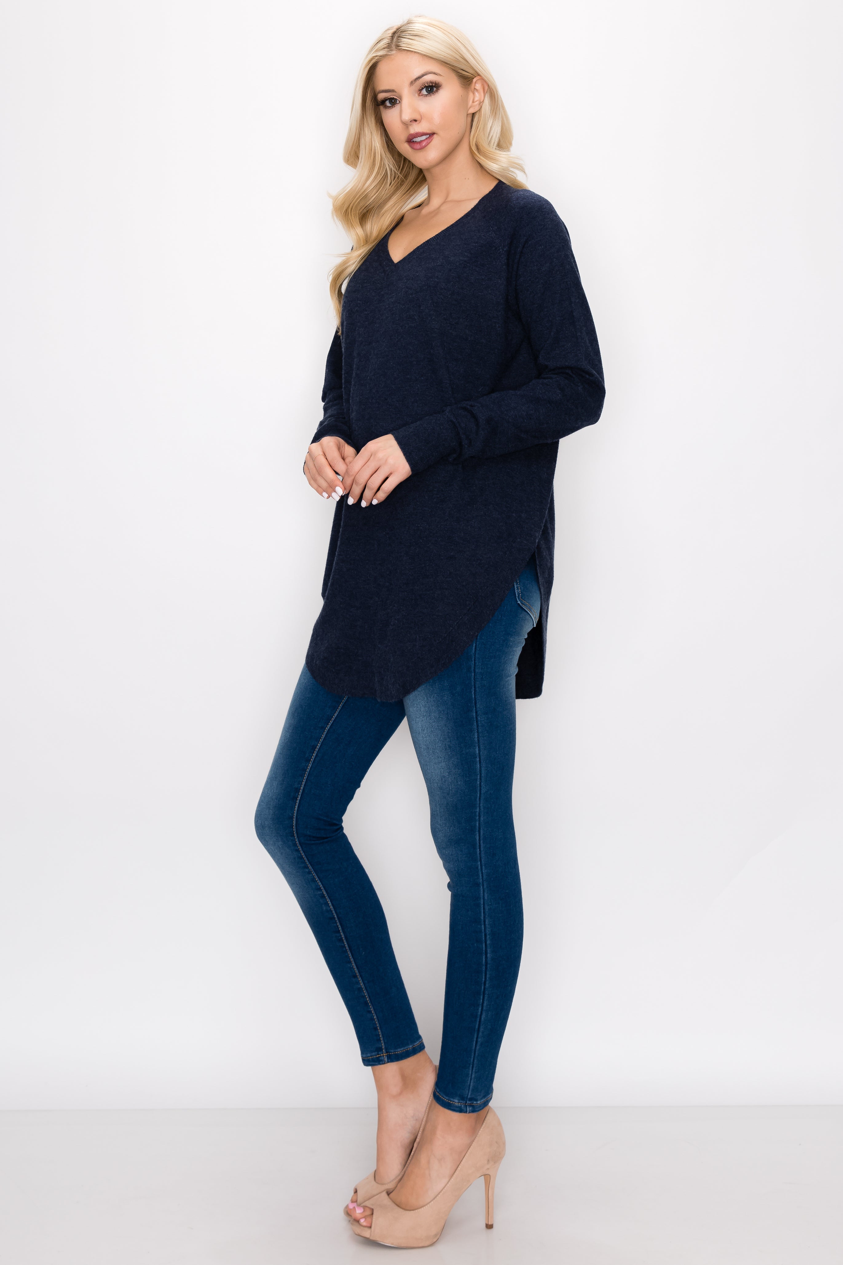 Sadie Knitted Sweater Blended Cashmere