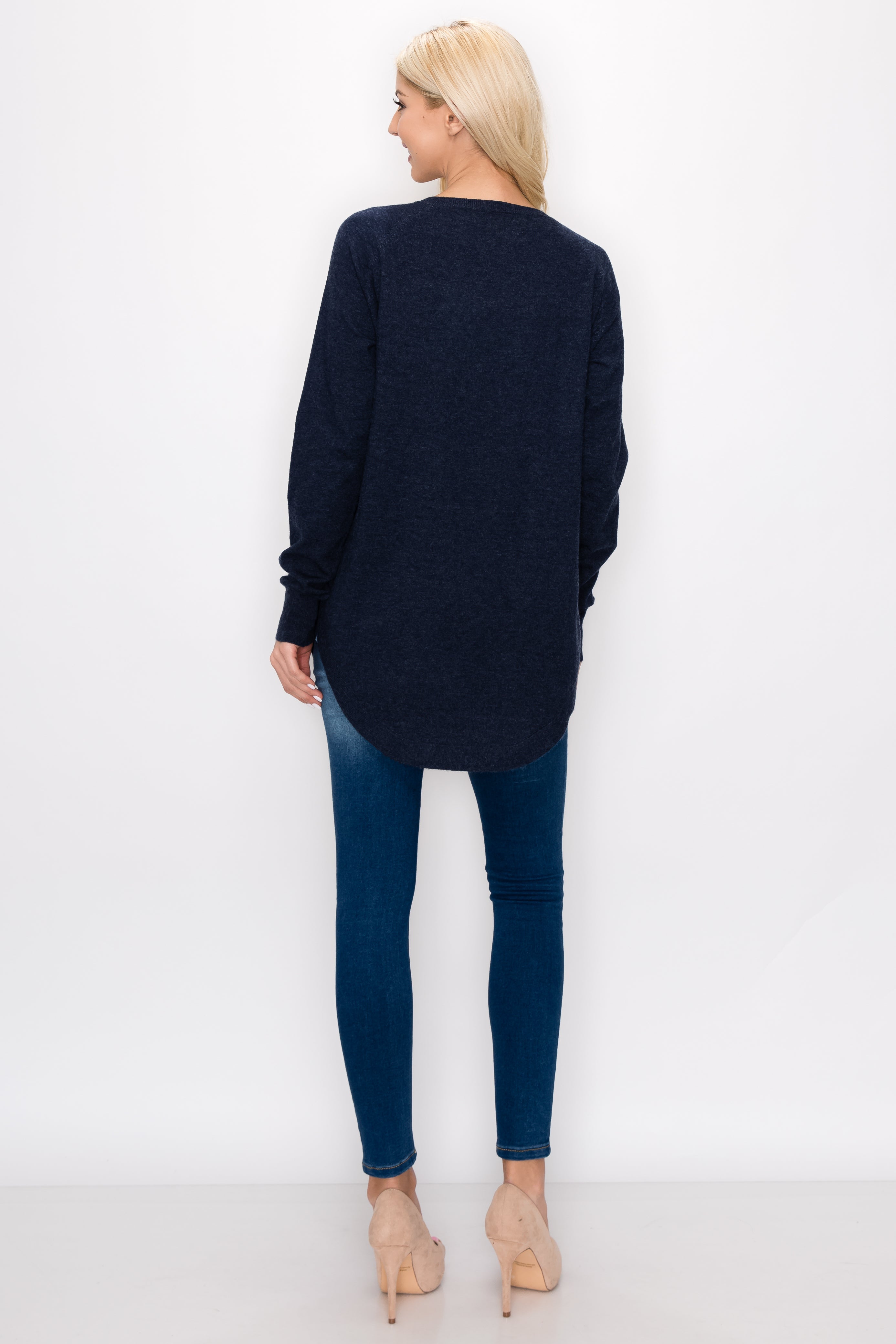 Sadie Knitted Sweater Blended Cashmere