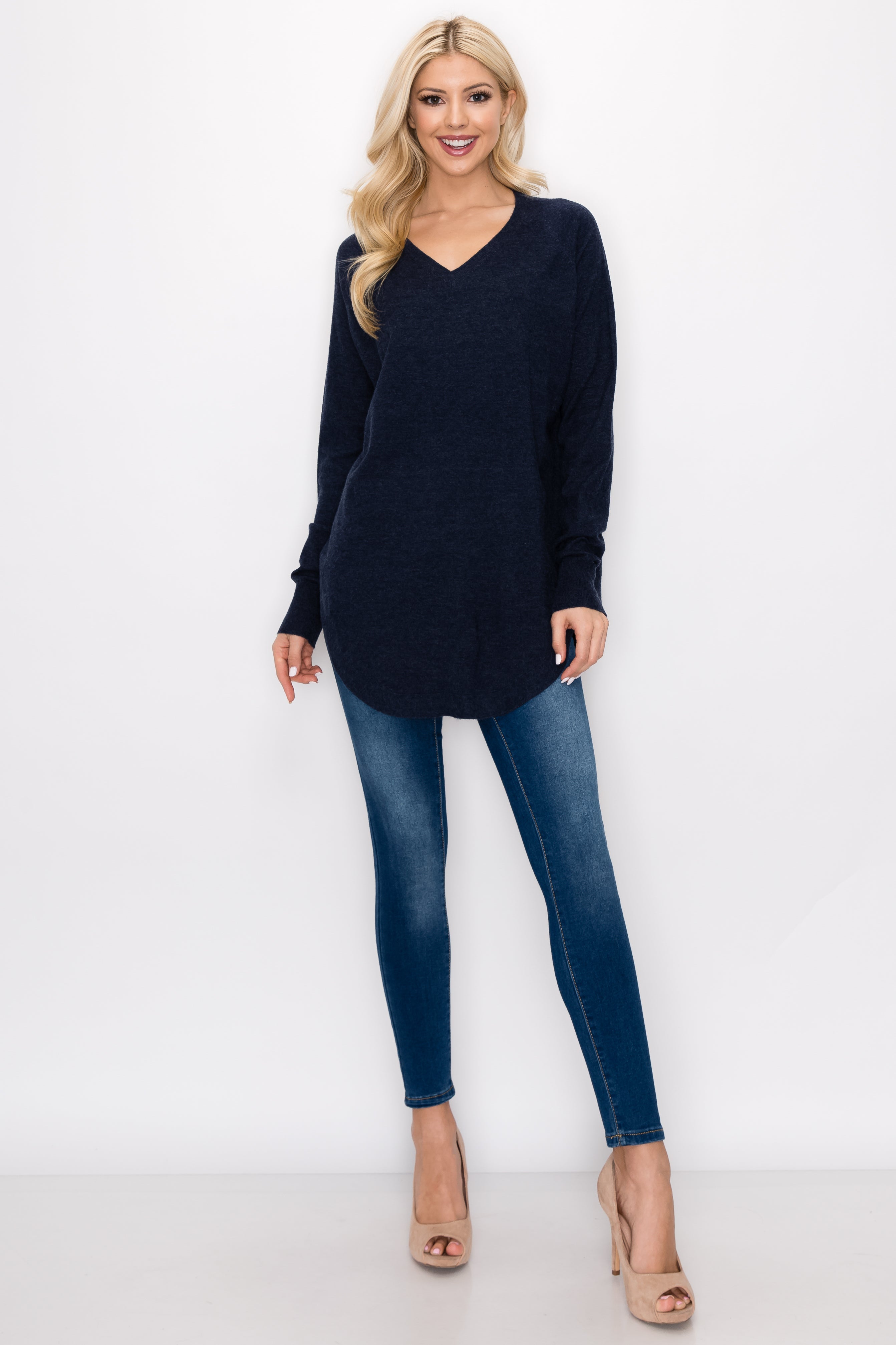 Sadie Knitted Sweater Blended Cashmere