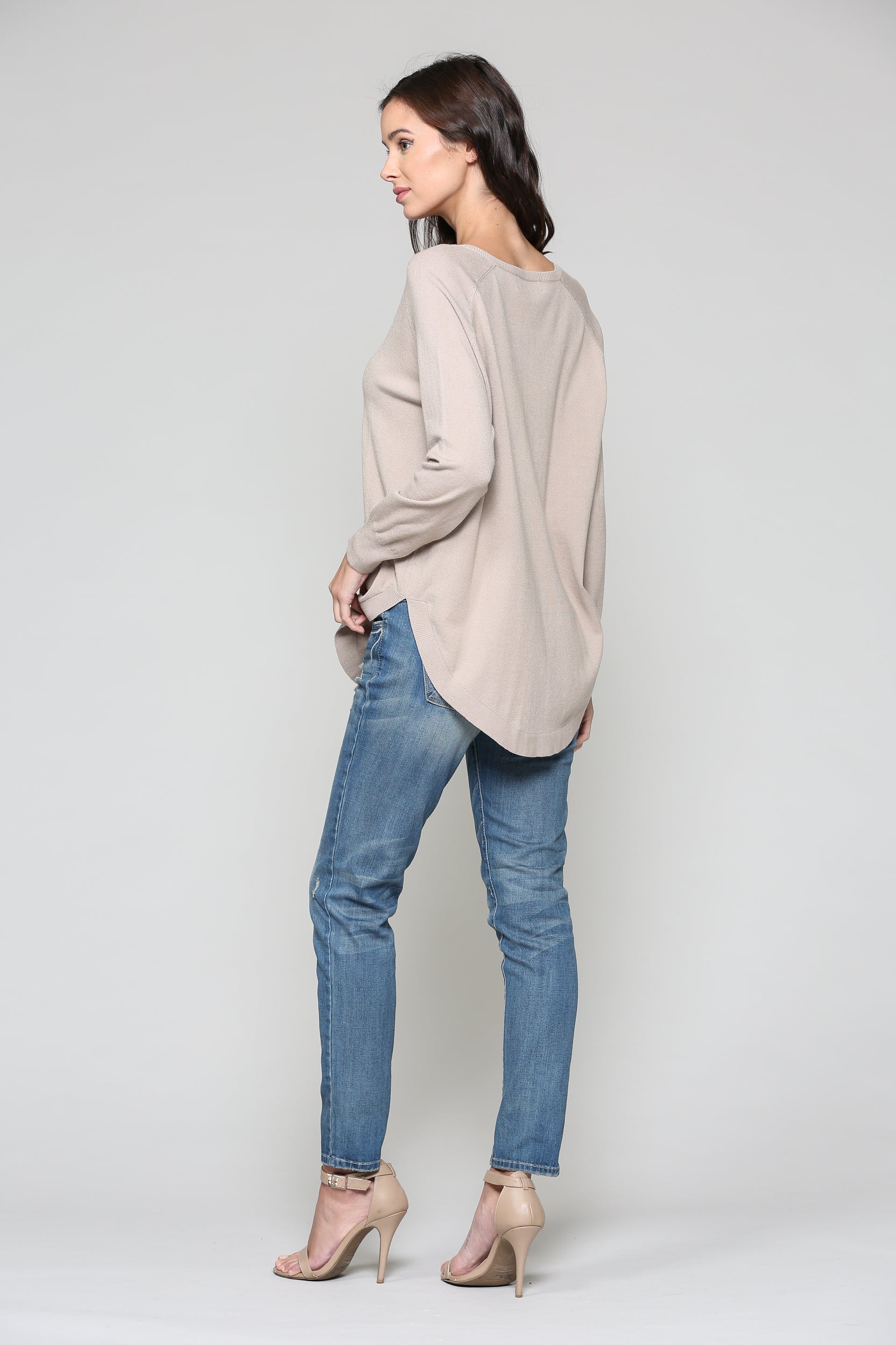 Sadie Knitted Sweater Blended Cashmere