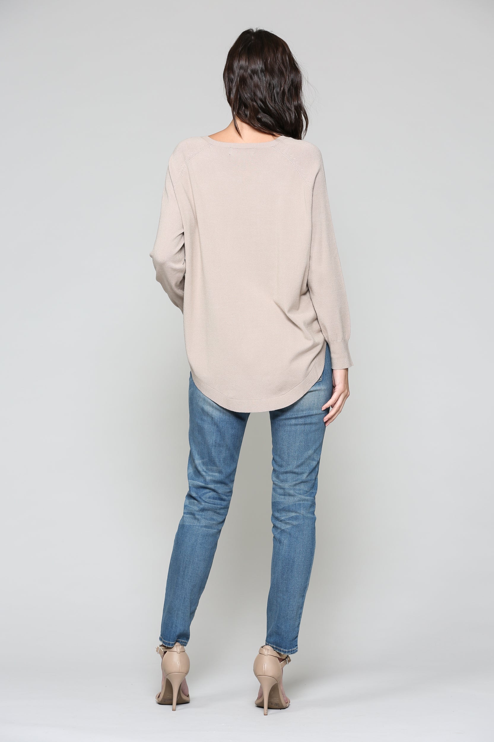 Sadie Knitted Sweater Blended Cashmere