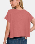 Zenana Round Neck Short Sleeve T-Shirt