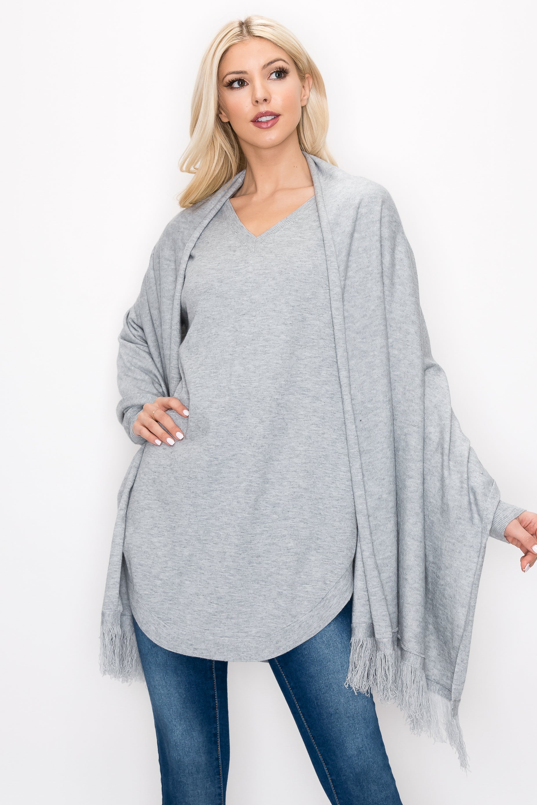 Sadie Knitted Sweater Blended Cashmere