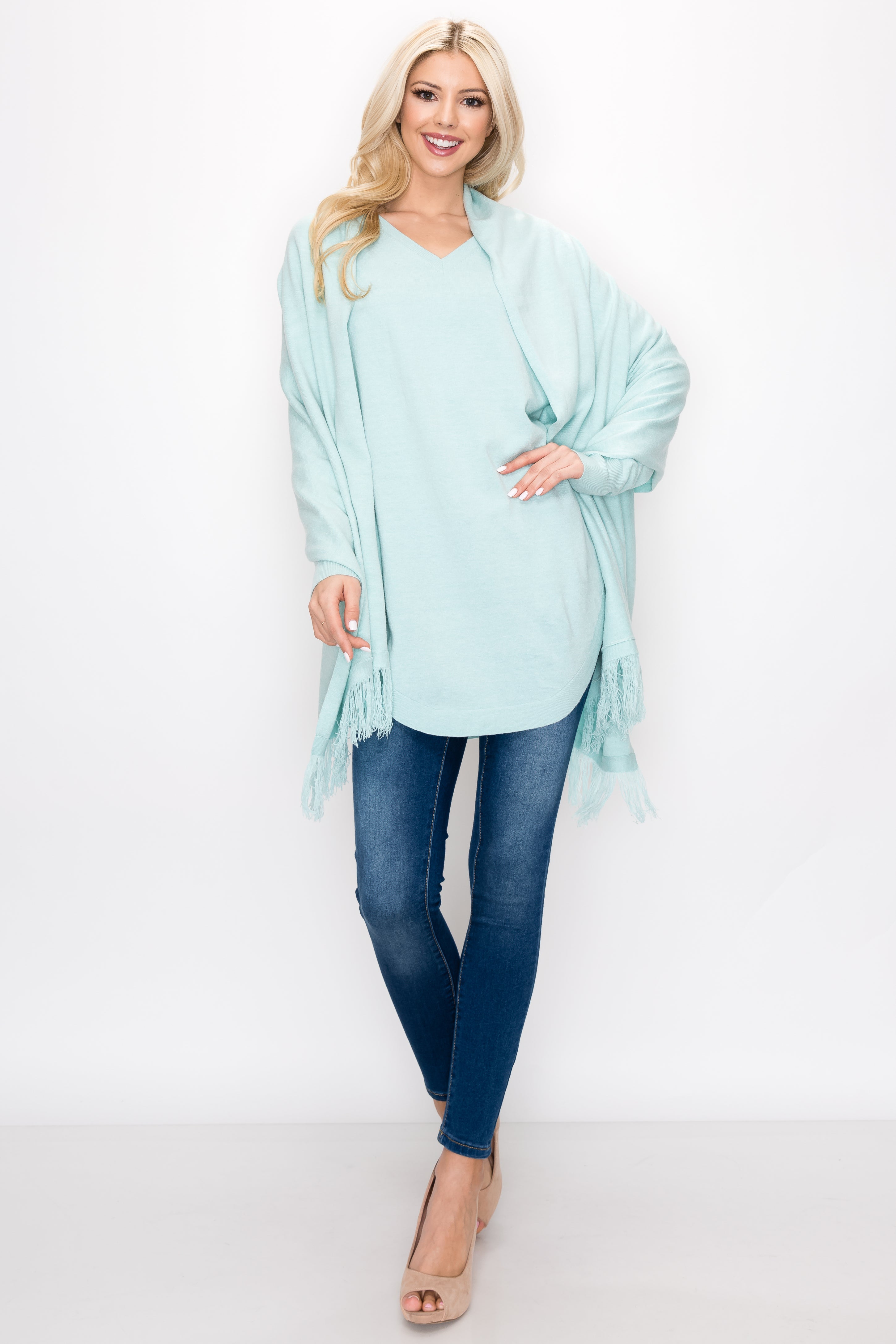 Sadie Knitted Sweater Blended Cashmere