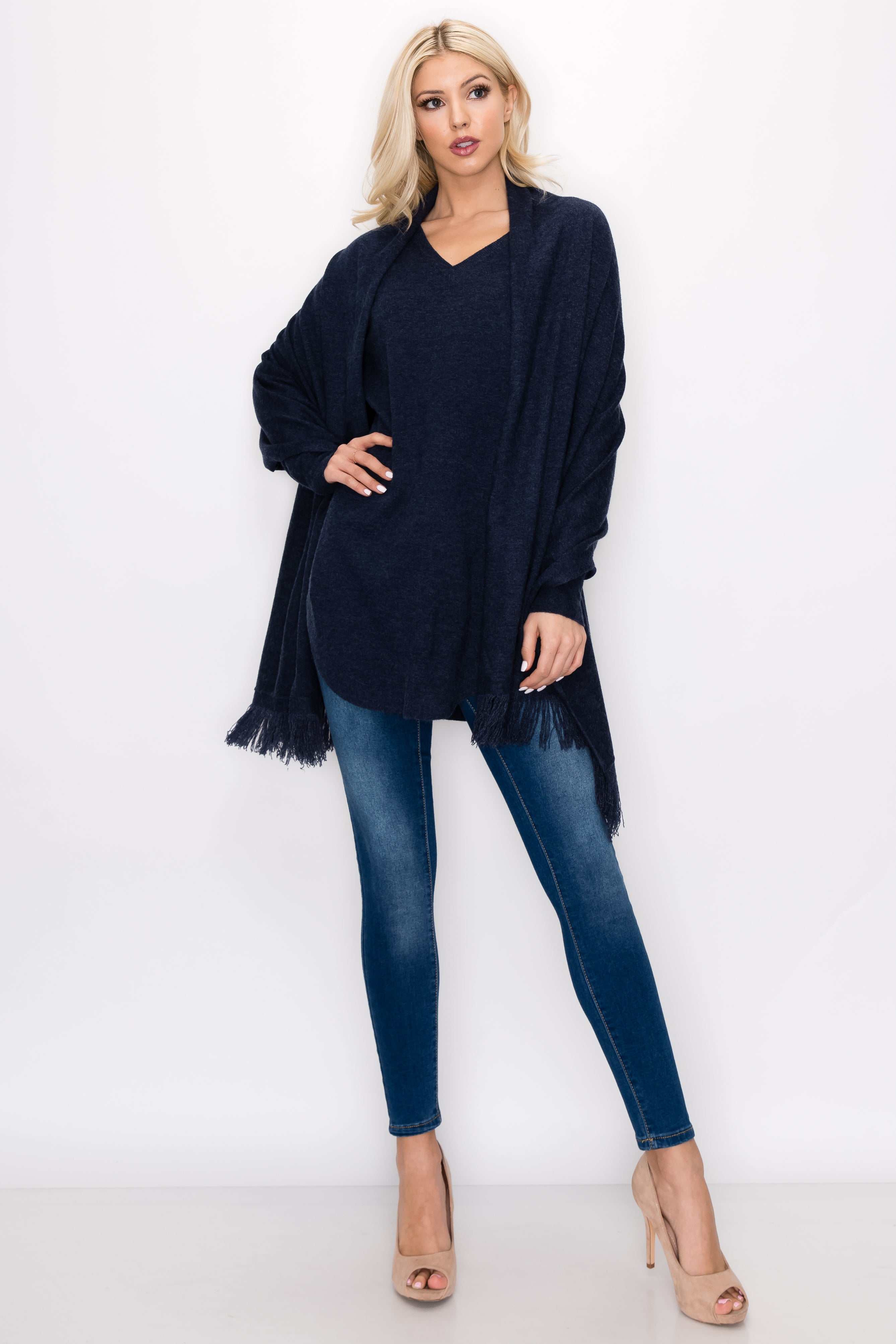 Sadie Knitted Sweater Blended Cashmere