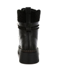 Omul Fleece & Faux Leather Boots