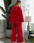 Farrah French Scuba Pearl Pant - Dark Colors
