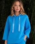Francine French Scuba Pearl Hoodie - Light Colors