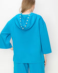 Francine French Scuba Pearl Hoodie - Light Colors