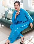 Francine French Scuba Pearl Hoodie - Light Colors