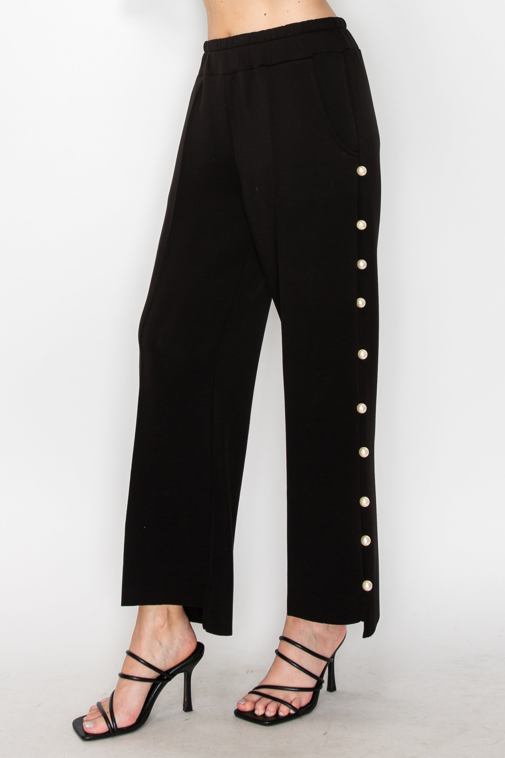 Farrah French Scuba Pearl Pant