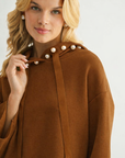 Francine French Scuba Pearl Hoodie - Dark Colors
