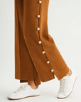 Farrah French Scuba Pearl Pant - Dark Colors