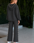Farrah French Scuba Pearl Pant - Dark Colors
